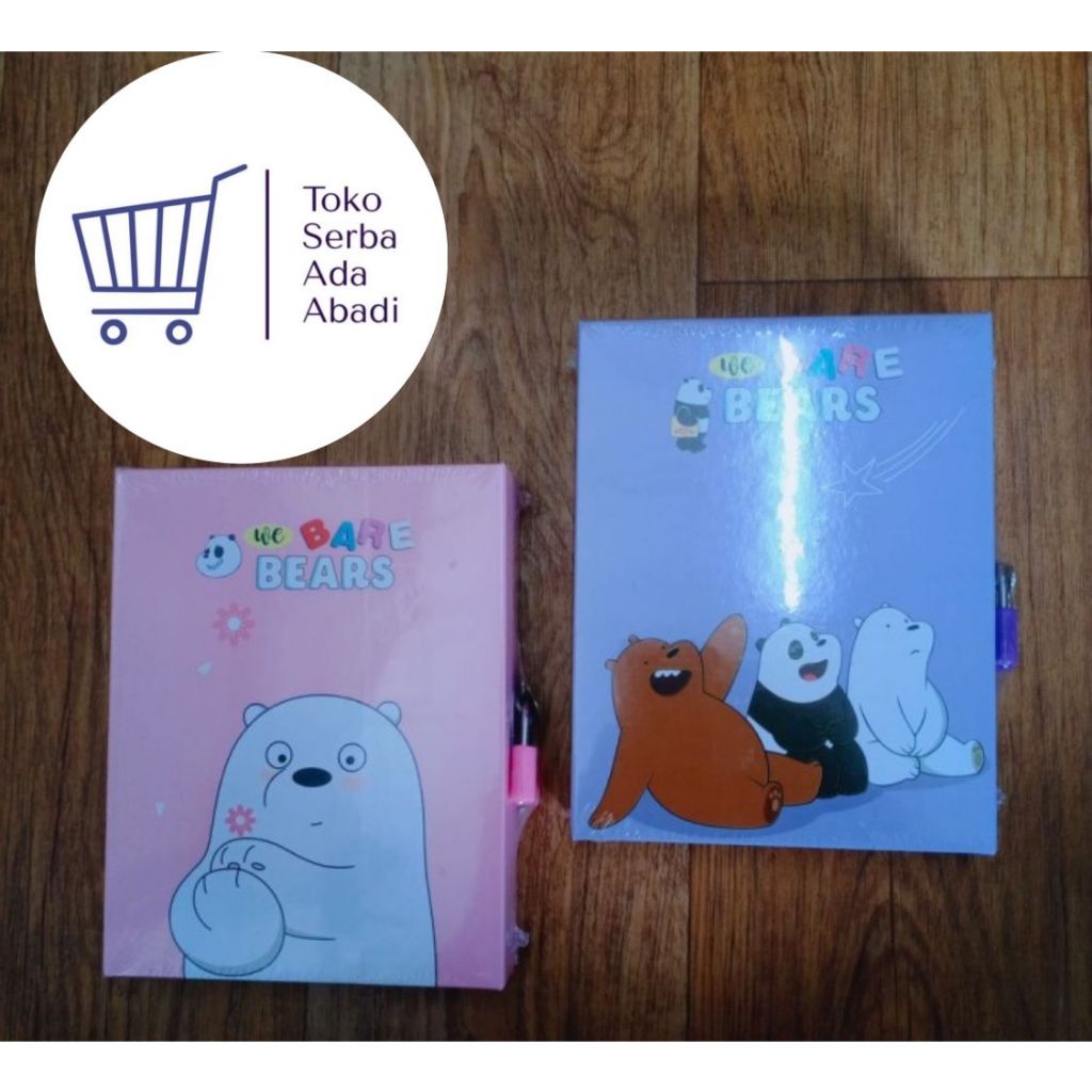 

BUKU GEMBOK WE BARE BEAR BUKU DIARY IMUT LUCU TERMURAH BUKU TULIS