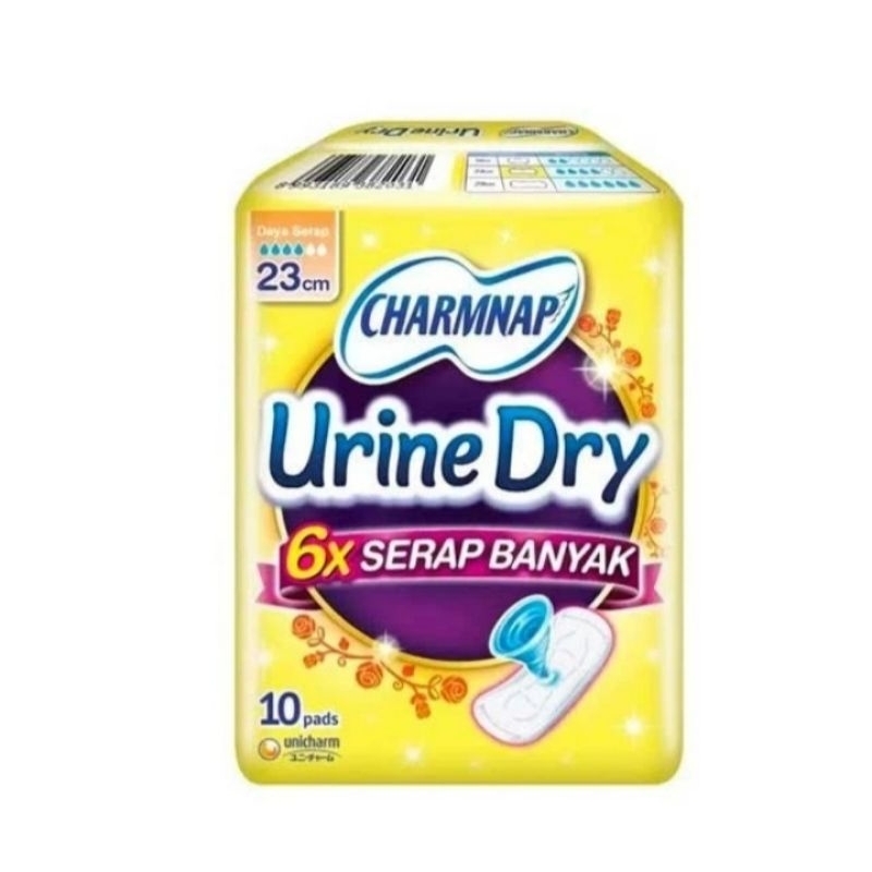 CHARMNAP URINE DRY 23CM 10'S