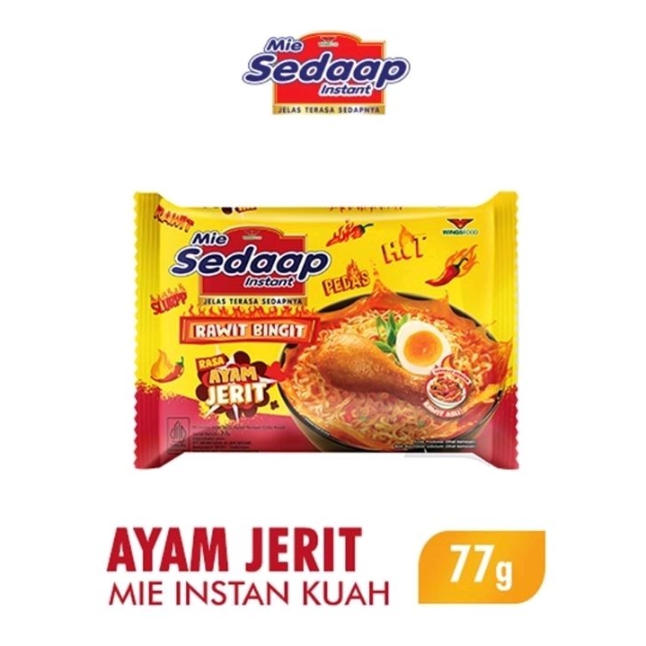 

Mie Sedaap Rawit Bingit Ayam Jerit Mi Instan Kuah