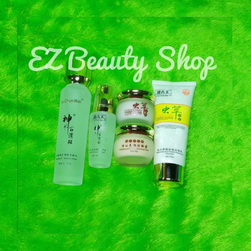 Krim malam & Serum Yu Chun Mei Cordyceps original import Krim Herbal yu Chun Mei Cordyceps