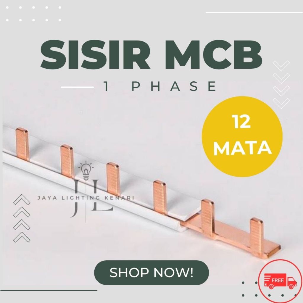 Rel Sisir 1P Busbar Tembaga Jumper MCB 1 Phase / Rel Sisir Mcb 1P