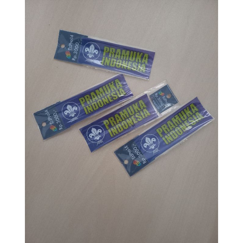 

STIKER NON GLOSSY. GAMBAR TULISAN PRAMUKA INDONESIA BACKGROUND UNGU