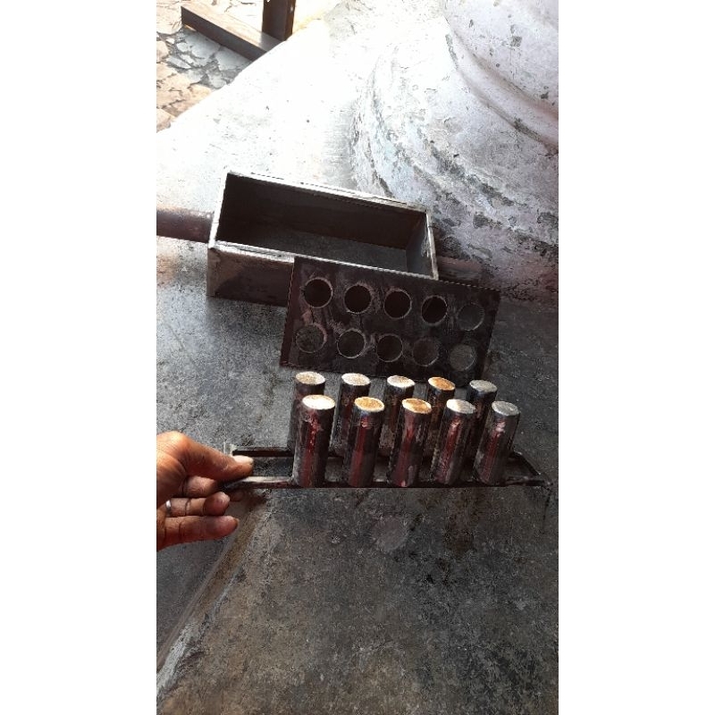 cetakan bata merah 10 lobang dan bata tempel