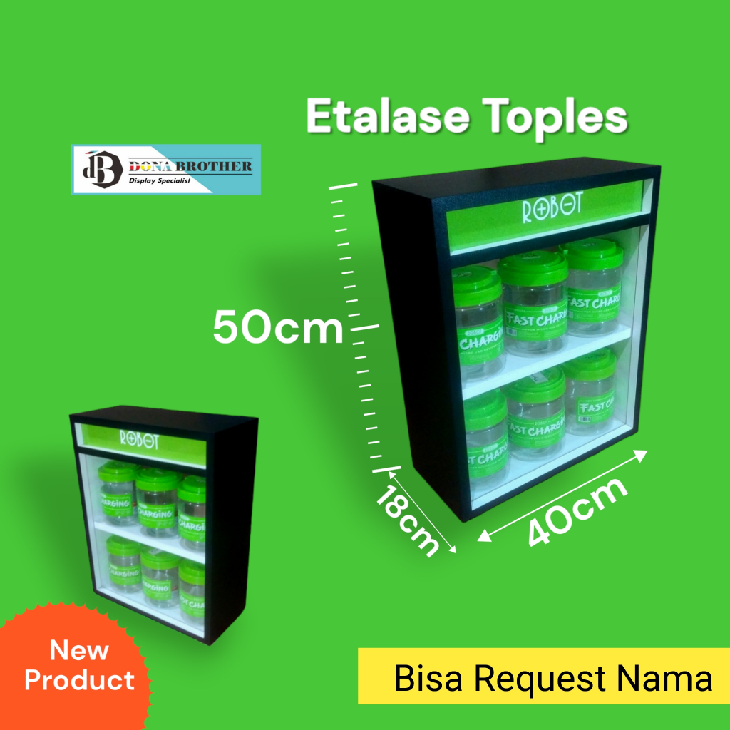 Etalase hp mini / etalase kabel data toples