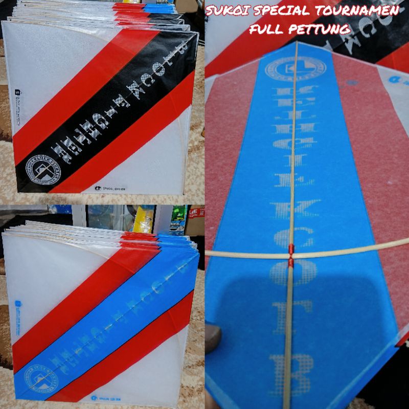 [ Isi 50 pcs layangan ] LAYANGAN ADUAN SUPER, LAYANGAN SUKHOI BLOCK FIGHTER STANDART