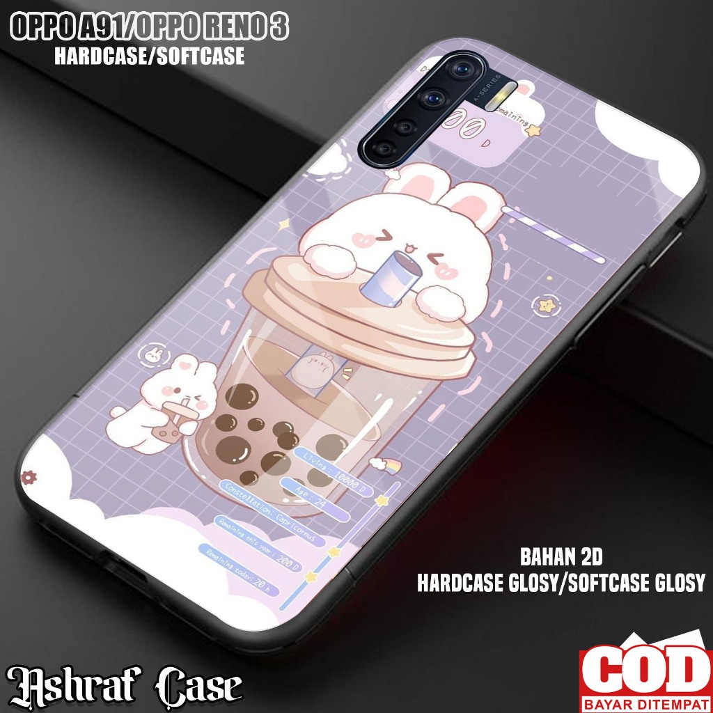 Case Oppo Reno 3 / Oppo A91 - Casing Hp Oppo A91 / Oppo Reno 3 ( BBA ) Silikon Hp Oppo Reno 3 - Soft