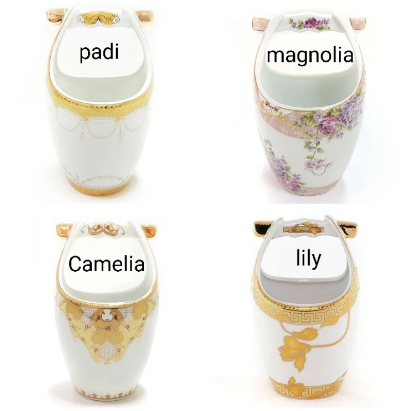 wadah tempat sendok Vicenza camelia lily magnolia padi b-625