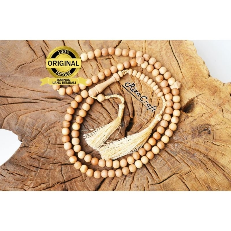 Tasbih Kayu Cendana Asli Super Wangi 8Mm 99Butir