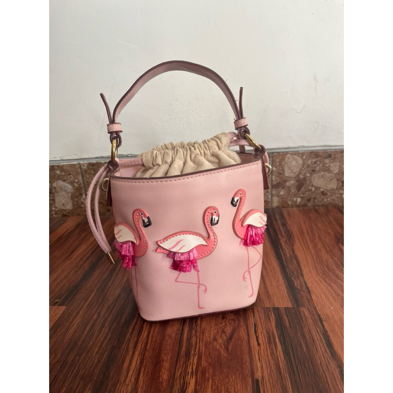 Kate Spade Flamingo look a like bucket bag