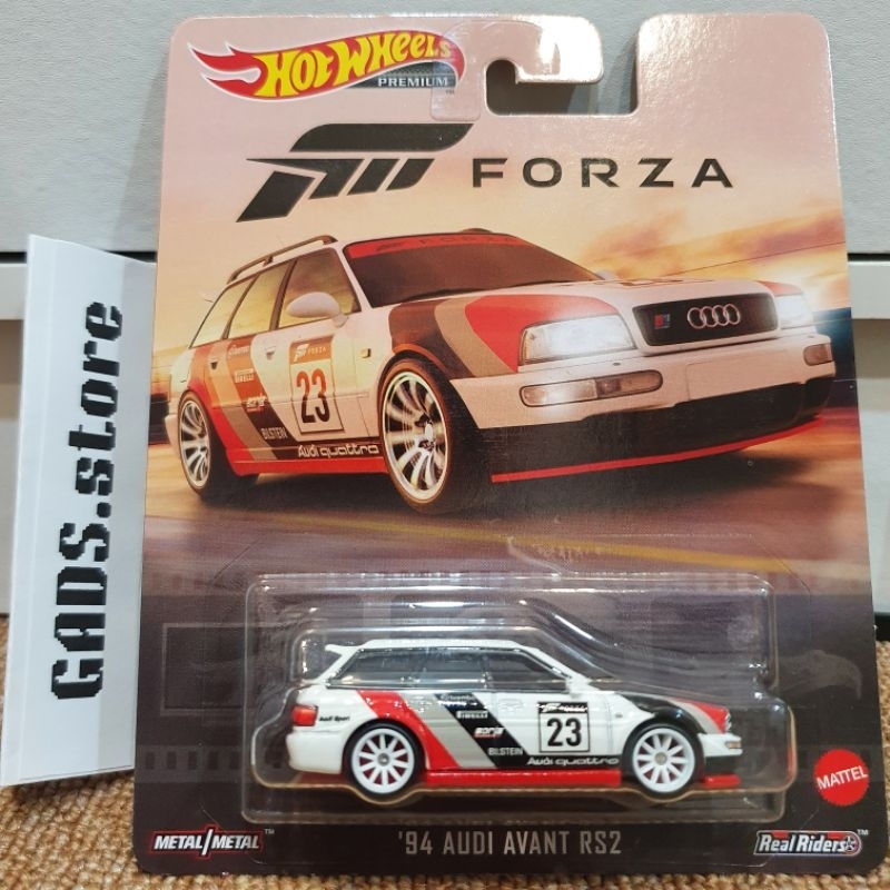 HW Audi Avant RS2 White Forza Premium Series