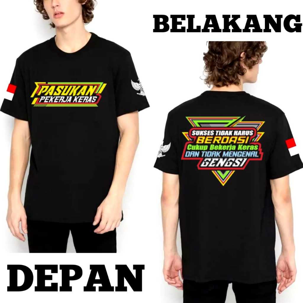 KAOS BAJU PESUKAN PEKARJA KERAS