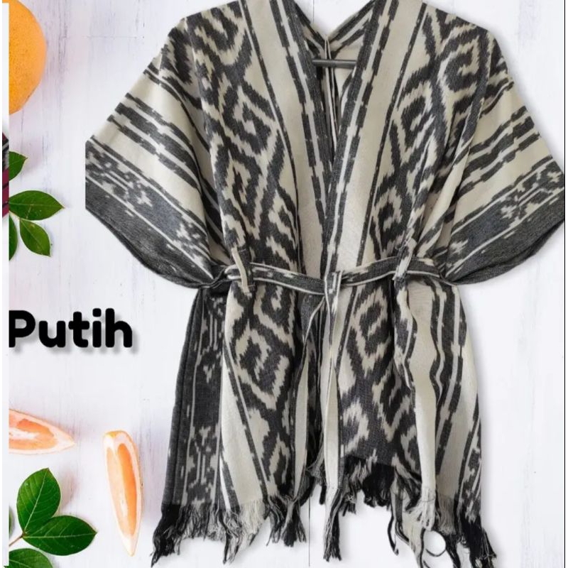 Top outer Tenun, Outer Tenun Etnik, Rompi Tenun, Vest Tenun, Baju Tenun Wanita, Outer Batik