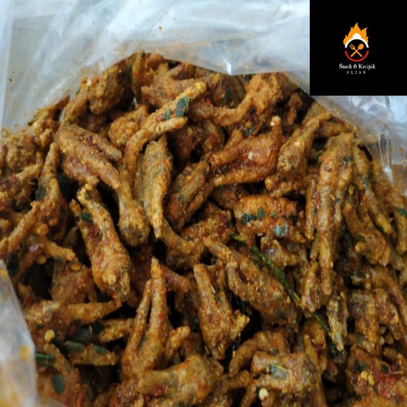 

Keripik Ceker Pedas Daun jeruk 500g