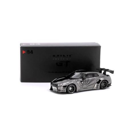 NEW Mini GT 84 LB Works Nissan GTR R35 Black