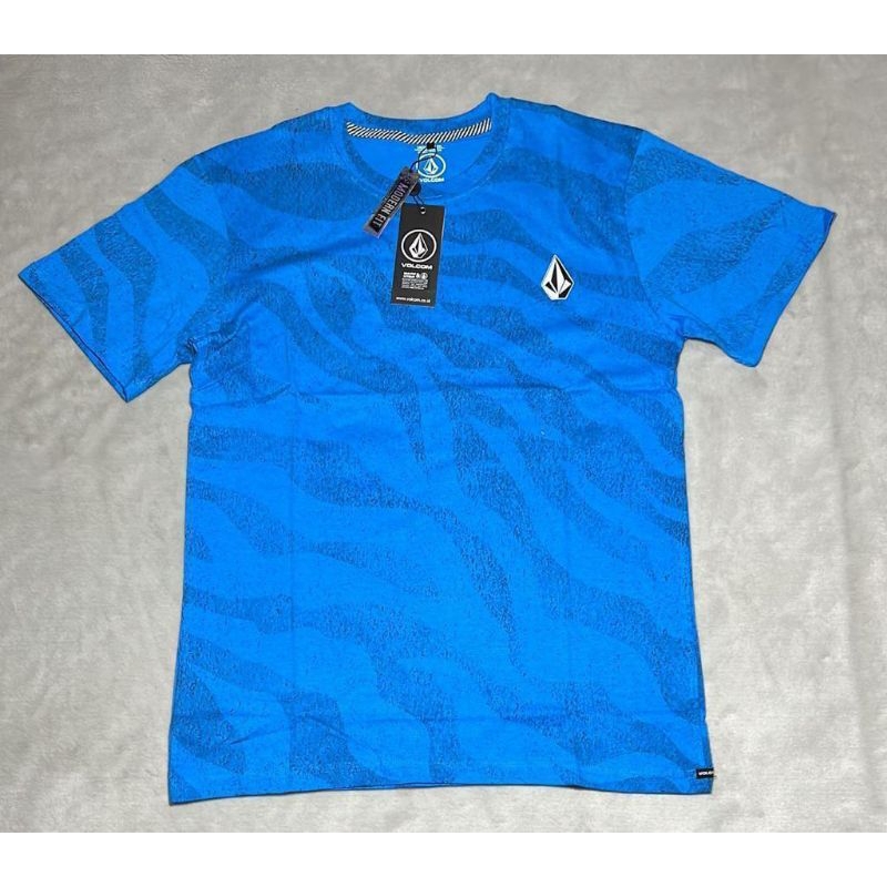 kaos pria lengan pendek surfing premium volcom