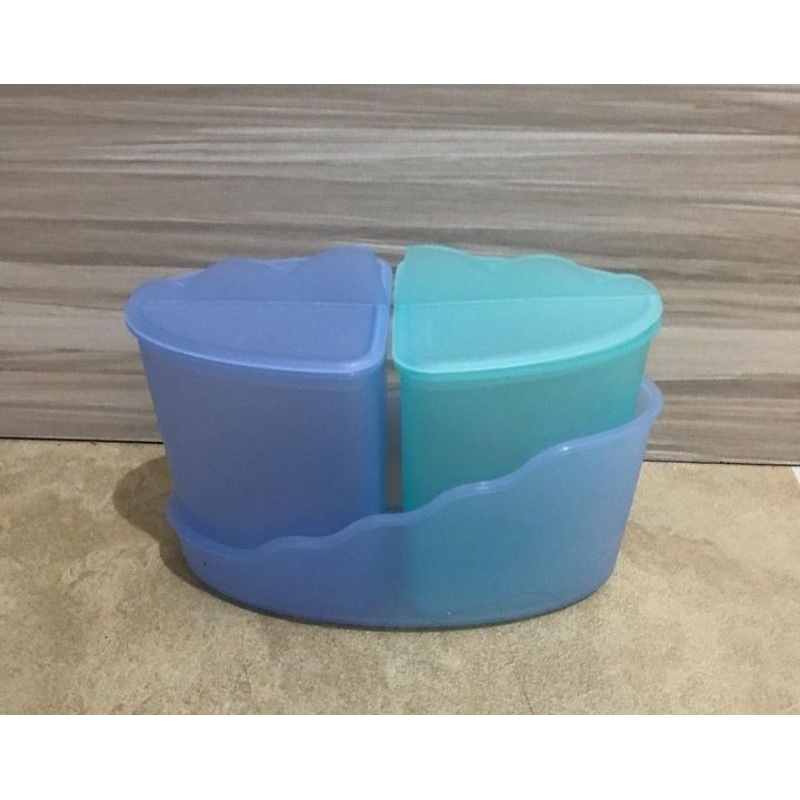 Tupperware Langka/Tupperware Unik/Tupperware Jadul/Bekal tupperware/Tupperware biru