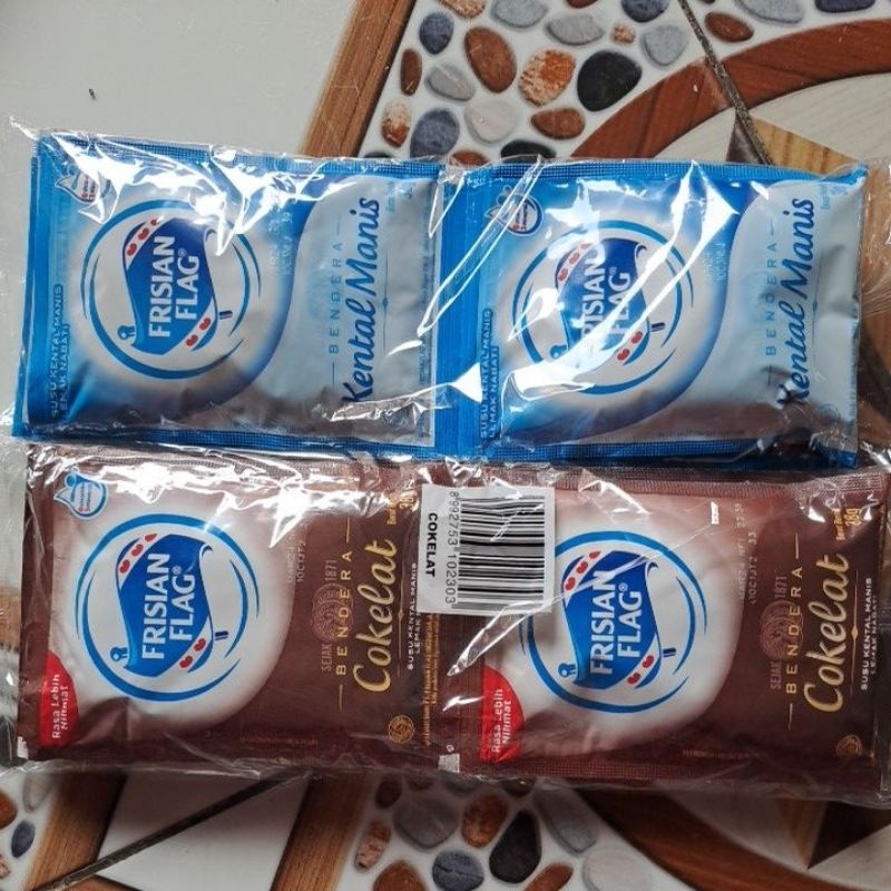 

frisian flag kental manis renceng isi 6sachet 38g