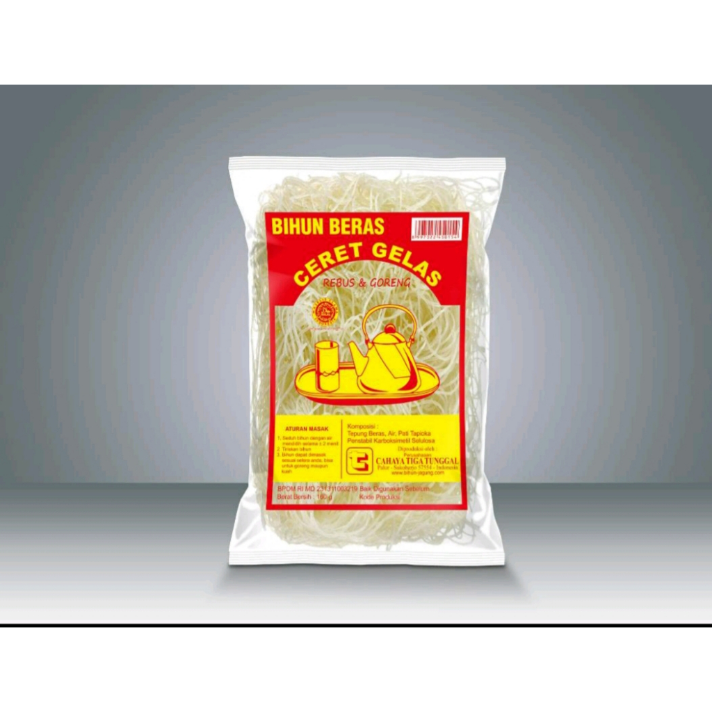 

Bihun Beras Ceret Gelas 160 Gram