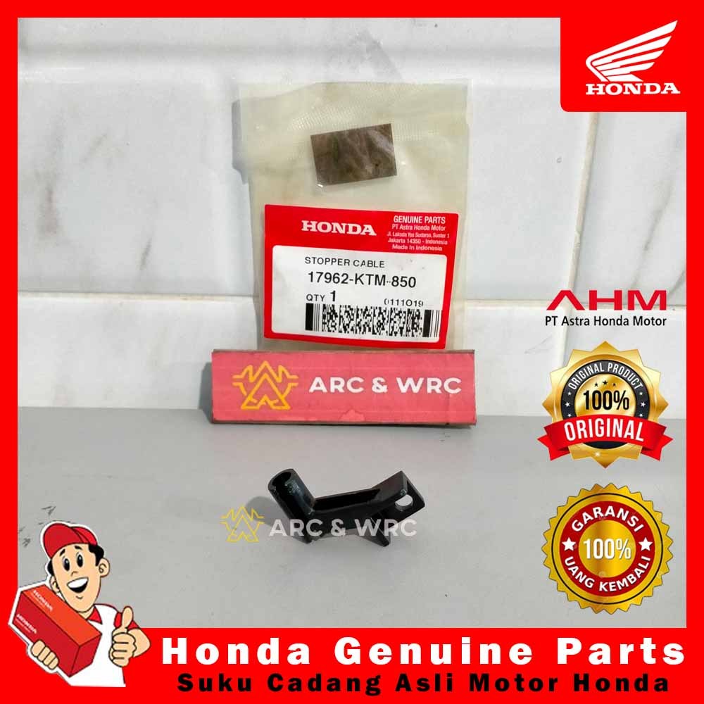 Dudukan Kabel Cuk Choke Stopper Cable Karisma / Revo / Supra X 125 // 17962KTM850