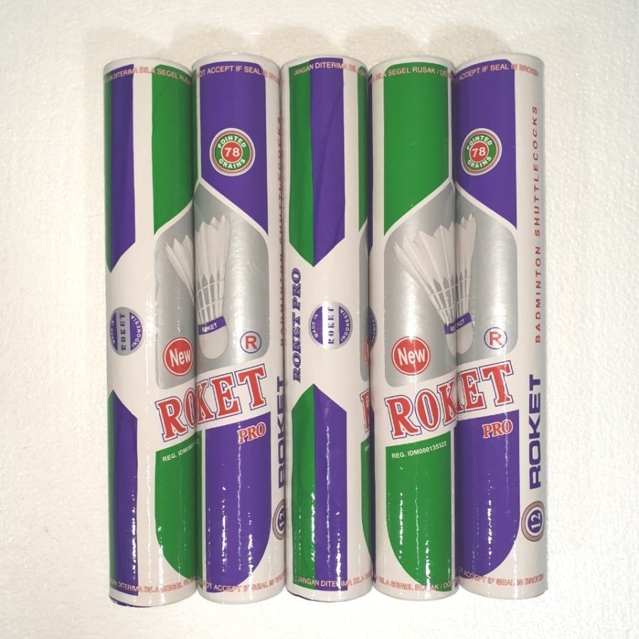 SHUTTLECOCK ROKET HITAM, UNGU