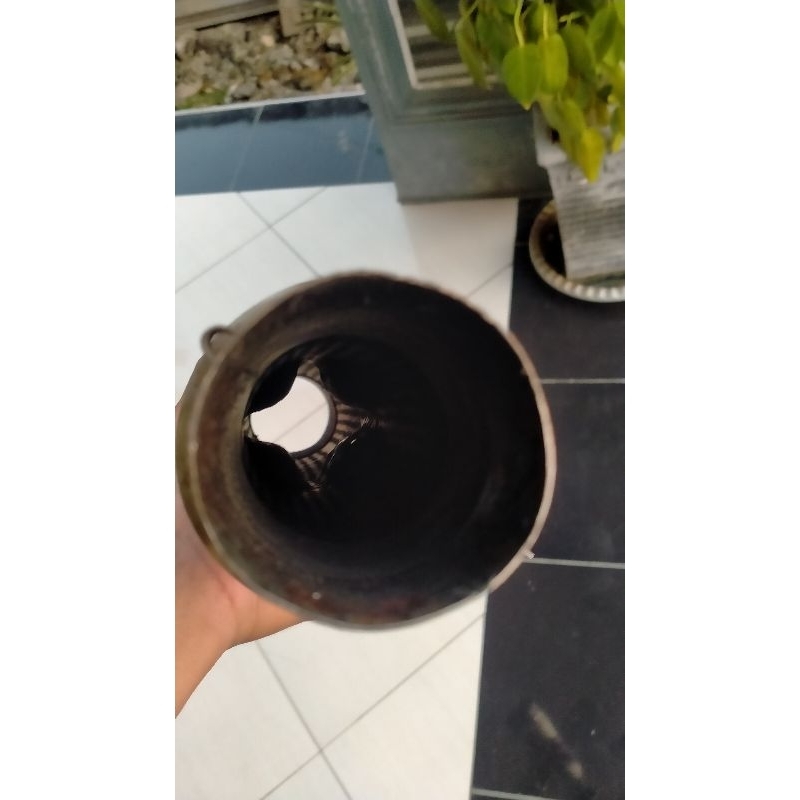 Silincer Knalpot R9 H2 SS 1:1 inlet 50/51 second