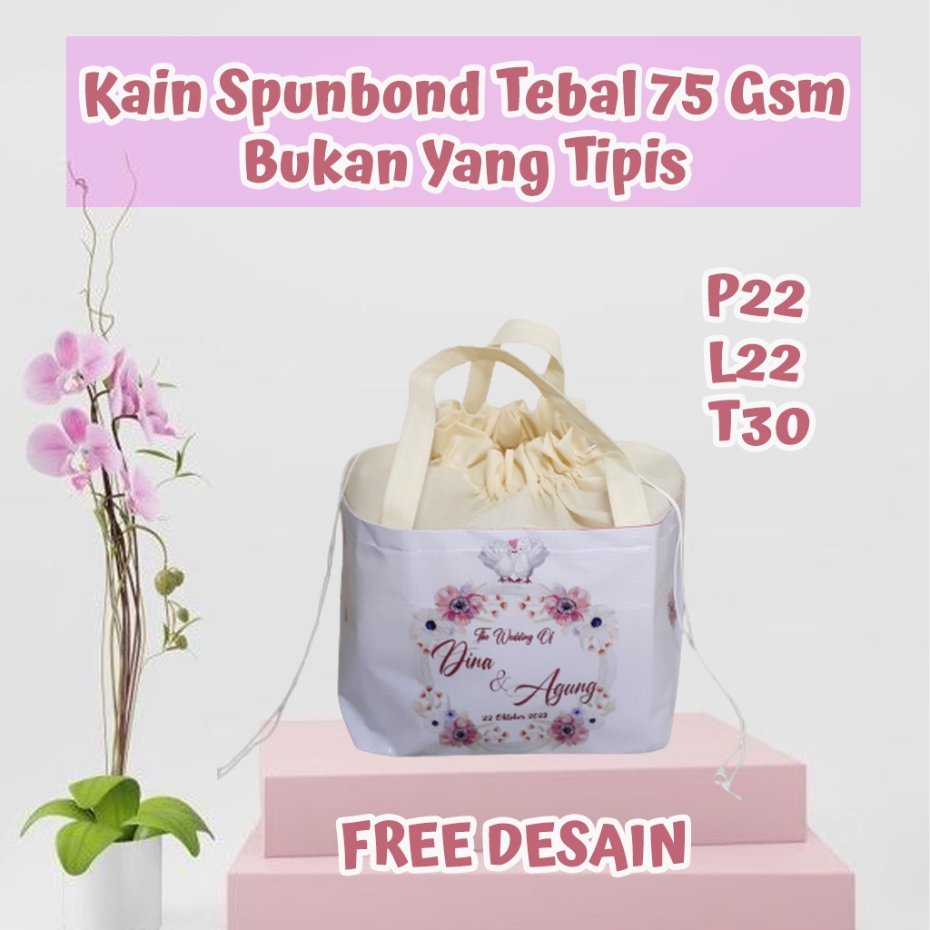 

Tas Souvenir Wedding Anniversary Serut