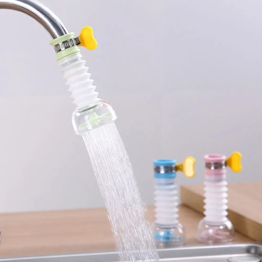 Sambungan Filter Kran Air Fleksibel Baling anti splash panjang pendek