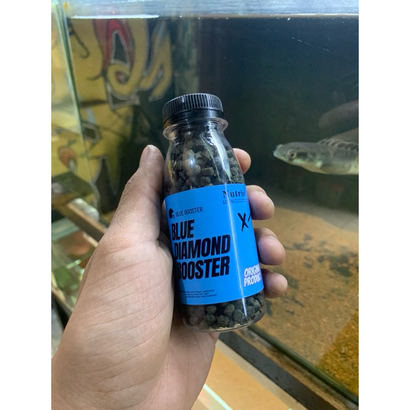 PELET BLUE DIAMOND BOOSTER PELET IKAN FLOATING CHECHIlD TROPICAL 60G