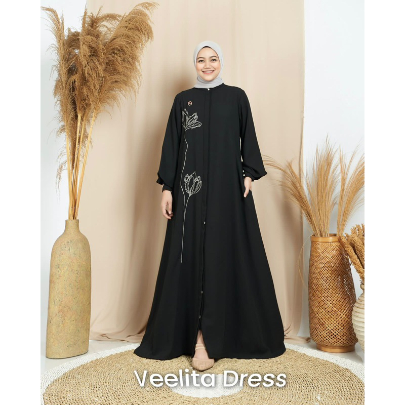 veelita dress gamis marevi terbaru busui standar jumbo original premium