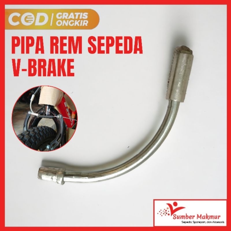 Pipa L Rem V Brake Sepeda BMX MTB Lipat Tekukan Kabel Rem Sepeda V-Brake