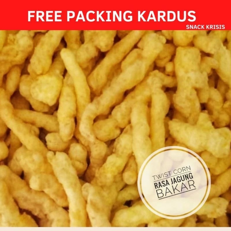 

Navi_Lezatoz 1Kilogram Twistcorn Tes Rasa Jagung Snack Kiloan Twist Corn