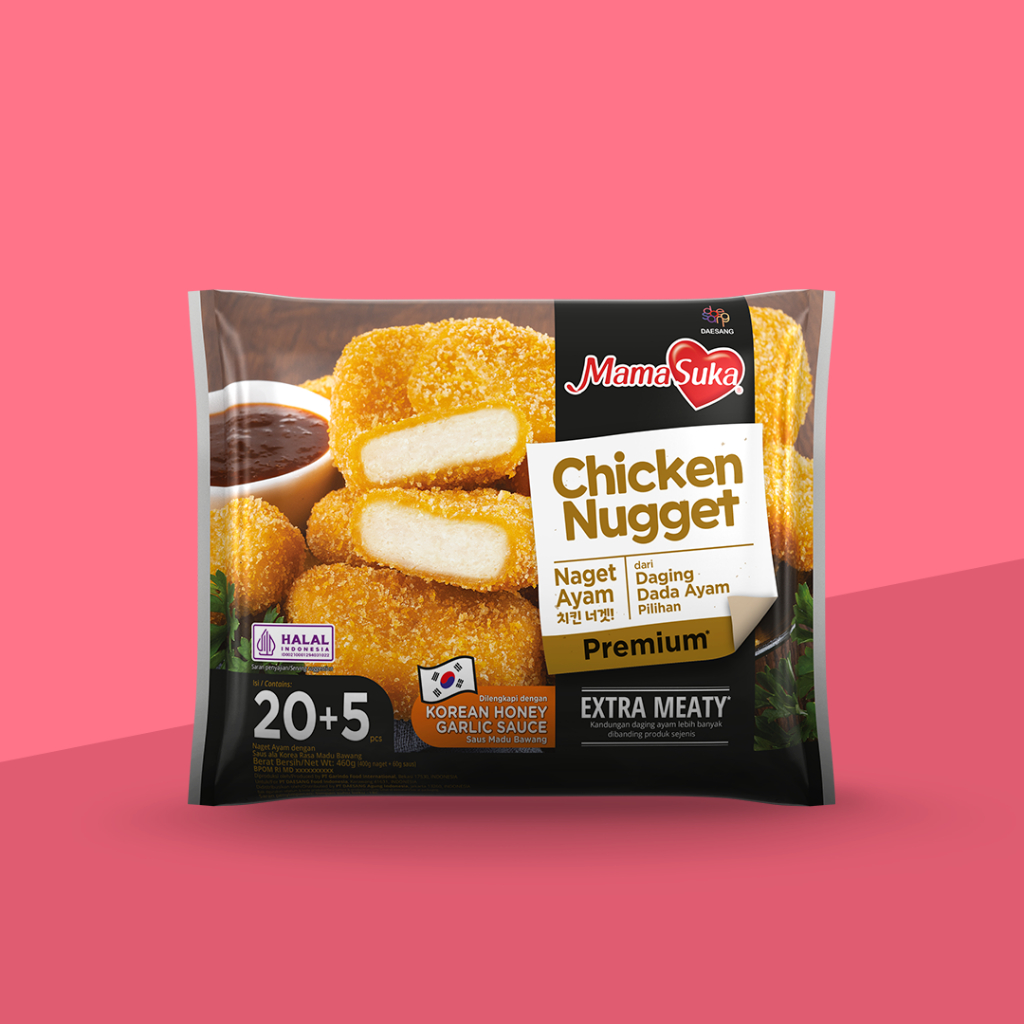 

MAMA SUKA PREMIUM CHICKEN NUGGET 460 GR