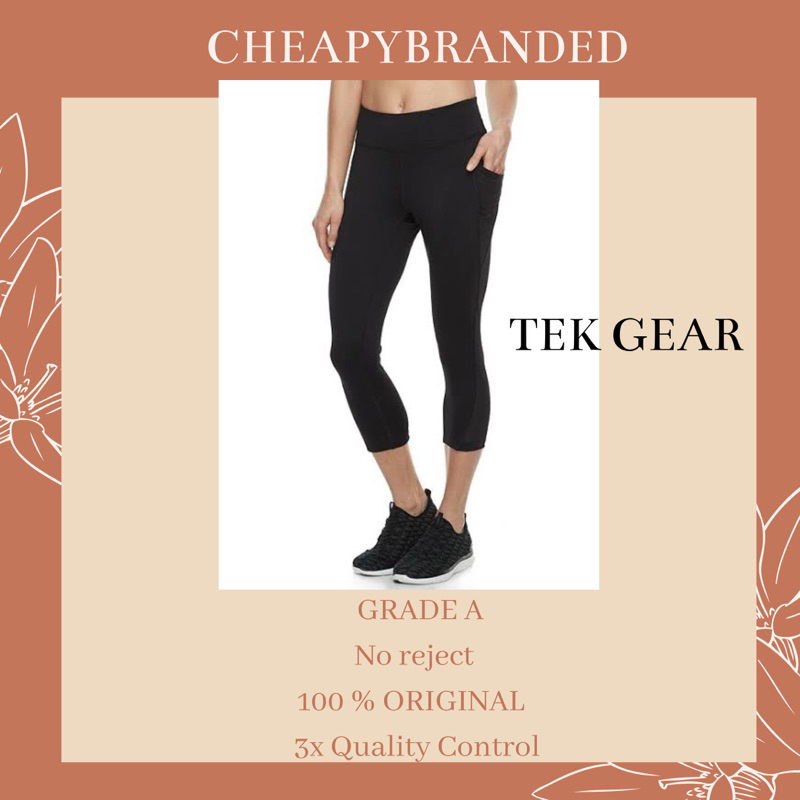Grade A TEK GEAR Legging 3/4 SPORT LEGGING