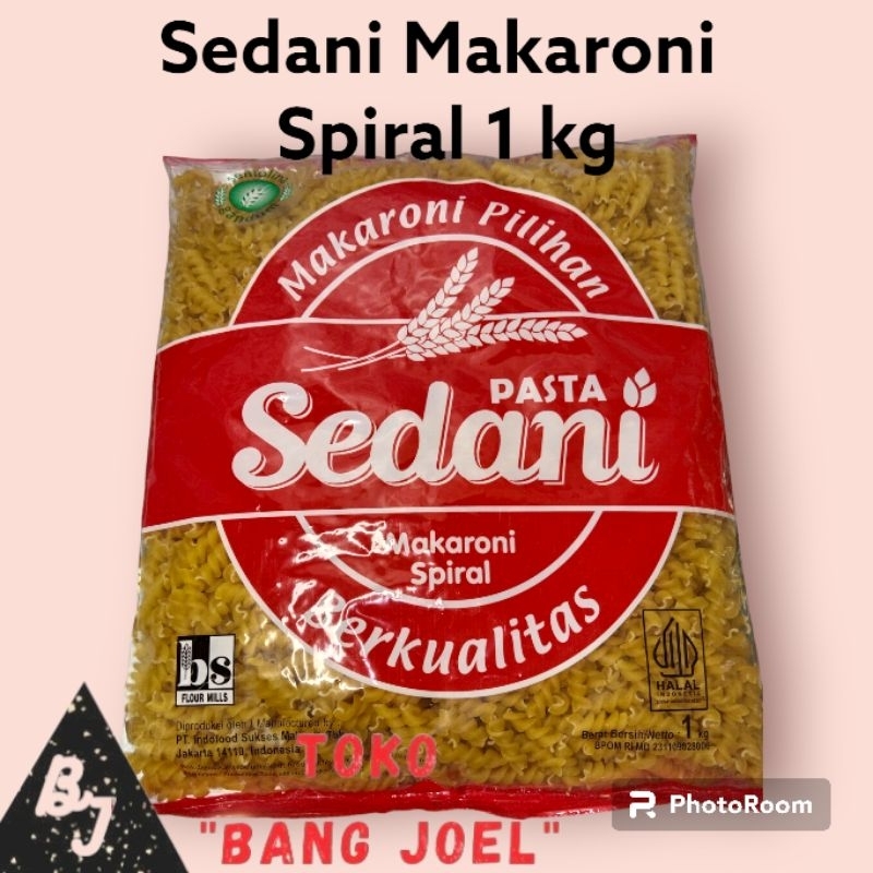 

Sedani Makaroni Spiral 1KG / Sedani Macaroni Ulir Uril / Sedani Makroni