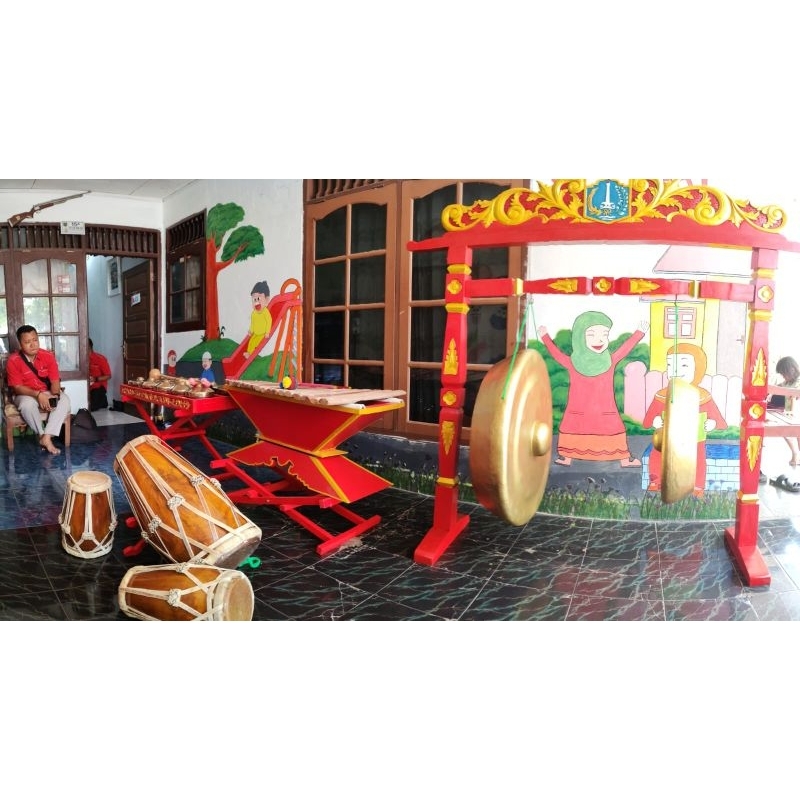 1 Set Alat musik Gambang kromong