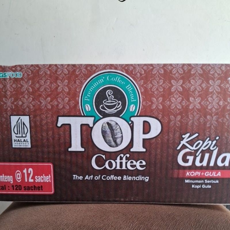 

Top kopi+gula top kopi 1 karton