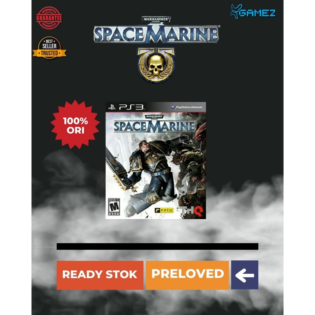 Preloved CD PS3 Warhammer Space Marine Original