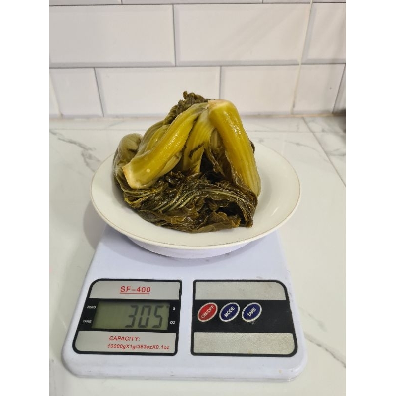 Sayur Asin Basah - Sawi Asin Basah Homemade