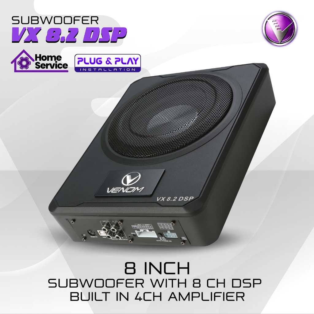 Venom VX 8.2 DSP (Sub kolong 8 inch built in DSP) Speakers Speaker