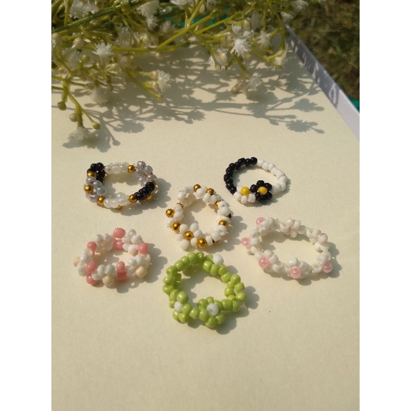 beads ring/cincin manik-manik/cincin kpop/idol kpop