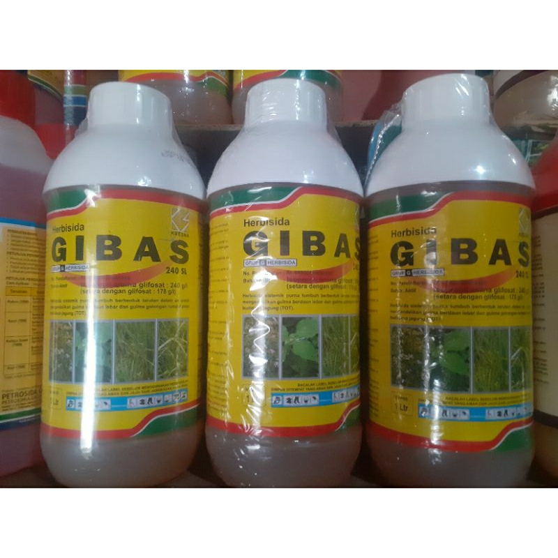 HERBISIDA GIBAS 240 SL RACUN RUMPUT SISTEMIK