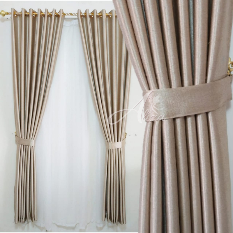 Gorden polos murah 1pi,gorden smokring minimalis mewah murah bahan super tebal halus tebal dan bagus