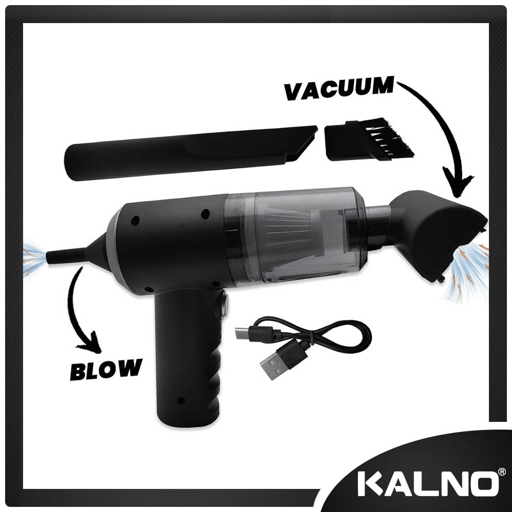 Kalno Vacuum Mini bisa sedot dan tiup / Vacuum portable kasur / Vacuum Mobil Rumah / Vacum Cleaner /