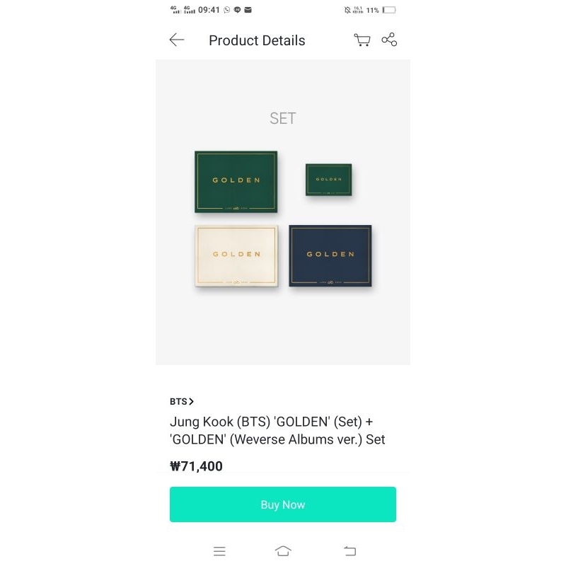 PO Album Golden Jungkook