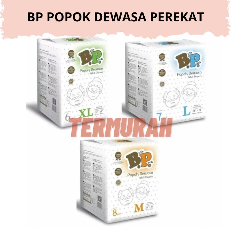 BP Adult Diapers / BP Popok Dewasa Perekat