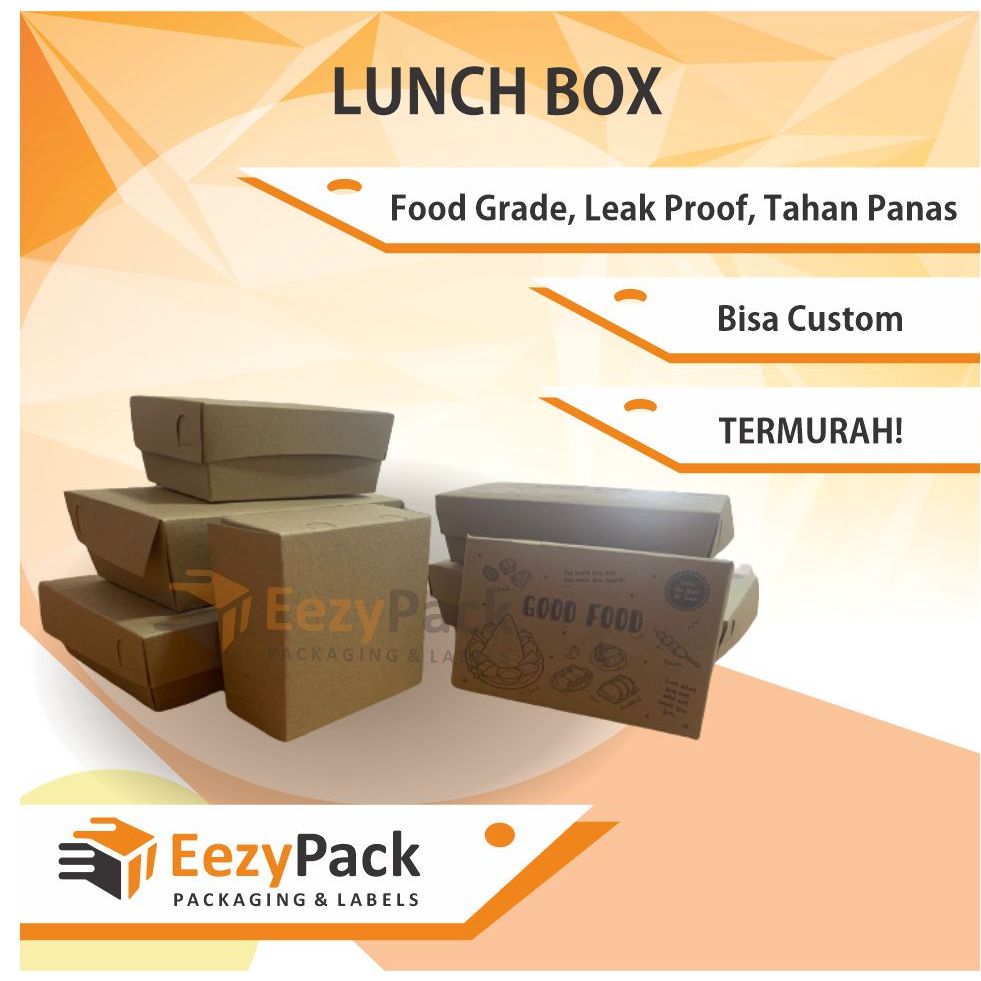

(ISI 25)Lunch Box / Kotak Take Away/Dus Makanan/Kotak Makanan