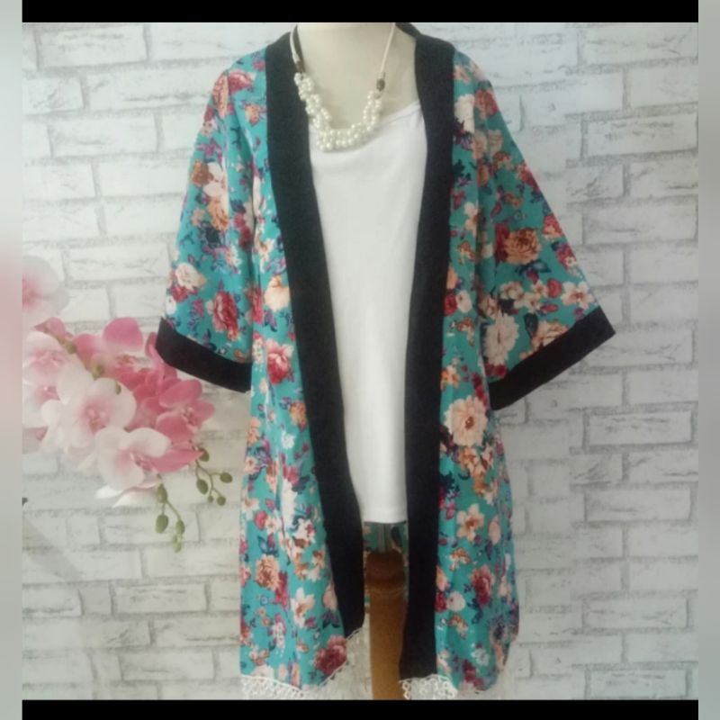 outer bunga/Cardigan bunga/Outer tosca bunga renda