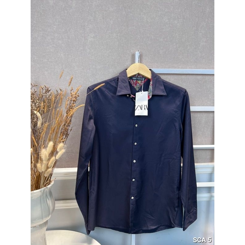 Kemeja Branded Zara Uniqlo Black