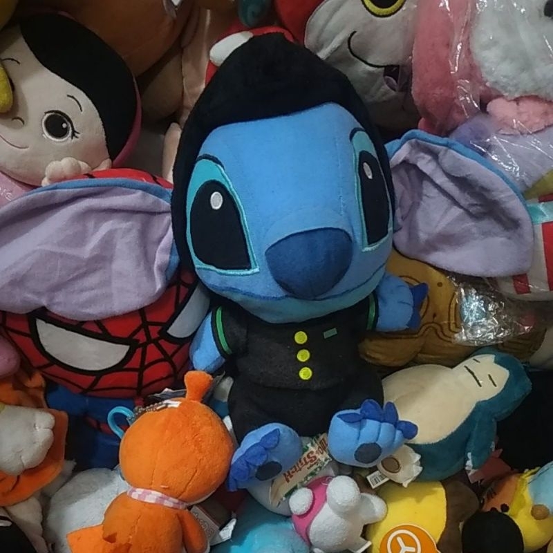 Boneka Stitch kostum Elvis unik newtag ori Disney