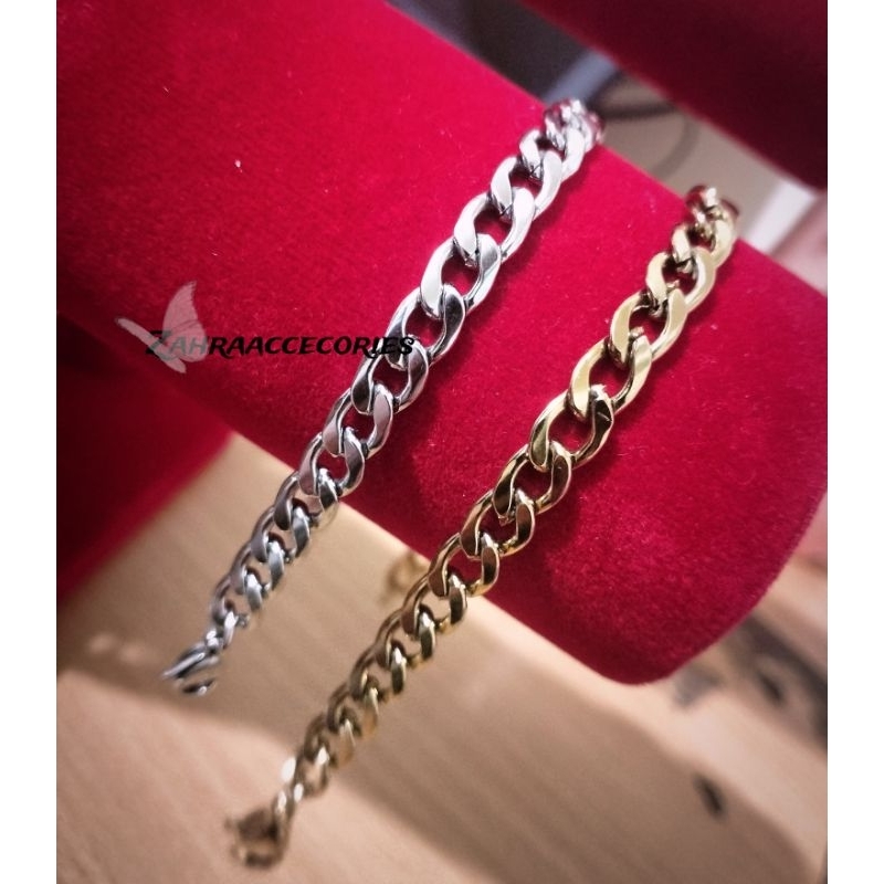 Gelang sisik naga Titanium pria wanita